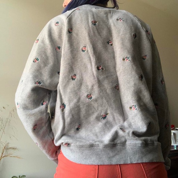 Lucky Brand rose sweatshirt - Picture 3 of 4